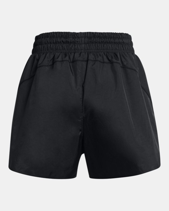 Women's UA Vanish Crinkle Long Shorts in Black image number 5